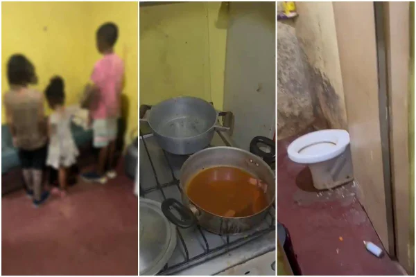 Mãe é presa por deixar filhos sem comida e cercados de sujeira