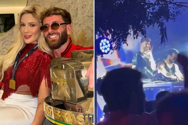 Karoline Lima e Léo Pereira