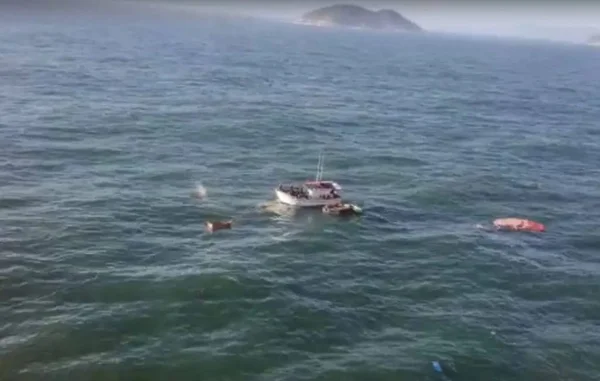 Pescador morre após naufrágio de barco em praia de Florianópolis