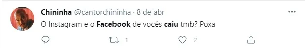 Facebook e Instagram têm instabilidades e saem do ar nesta quinta - imagem 6 Facebook e Instagram têm instabilidades e saem do ar nesta quinta - imagem 6
