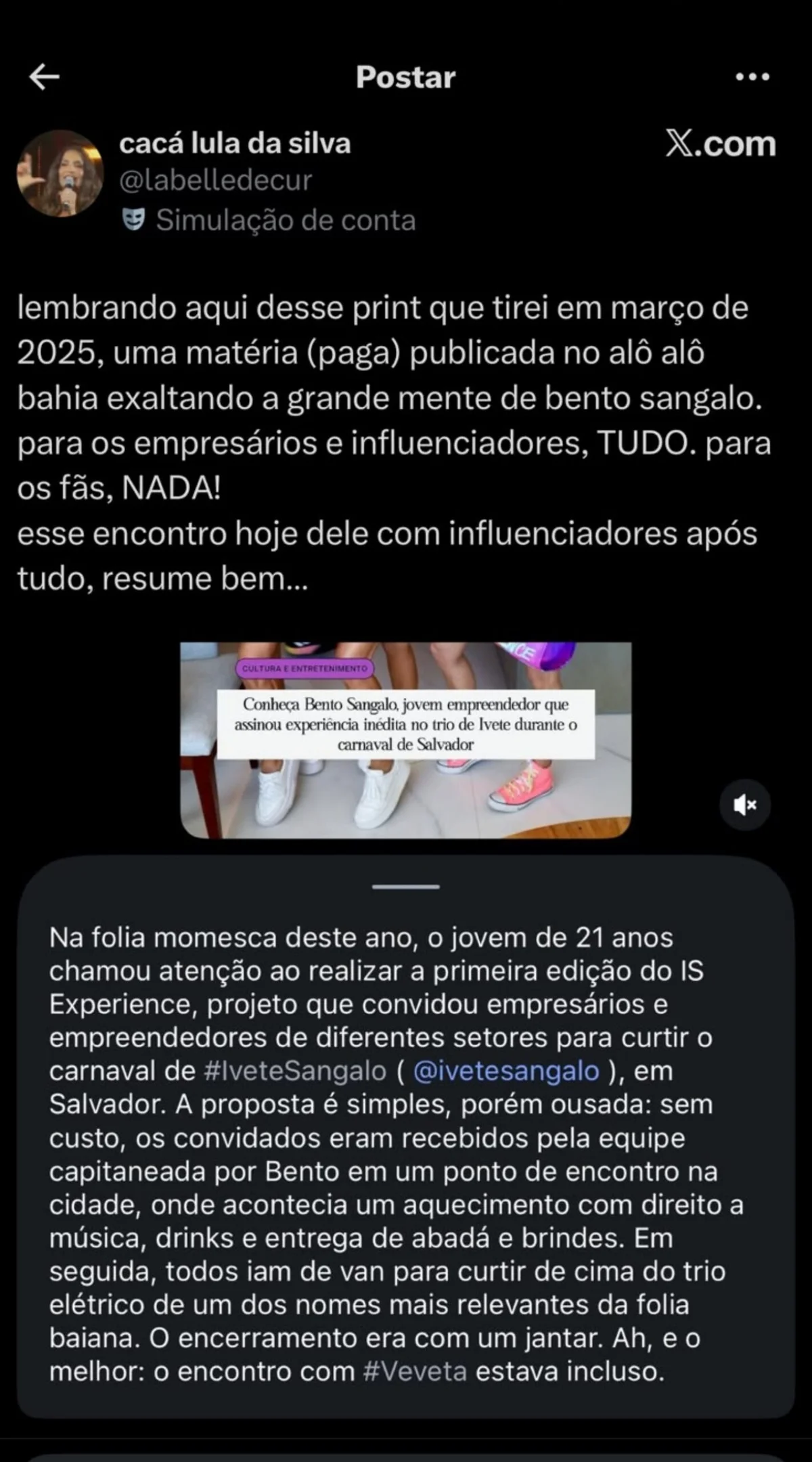 Fãs se revoltam e expõe crise nos bastidores envolvendo carreira de Ivete Sangalo. Fãs se revoltam e expõe crise nos bastidores envolvendo carreira de Ivete Sangalo.
