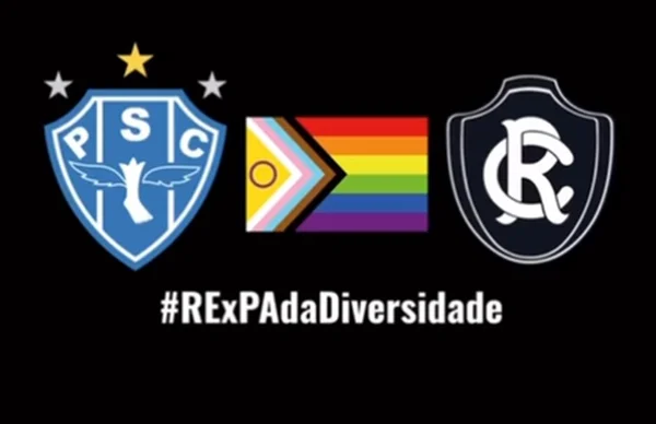 Rivais só no campo: Paysandu e Remo se unem para Dia do Orgulho LGBT