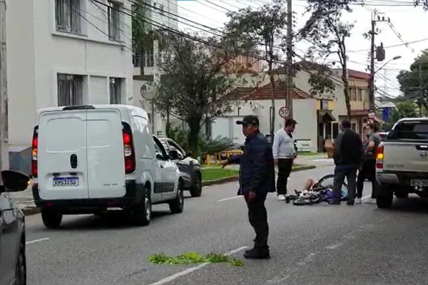 atropelamento de ciclista em curitiba