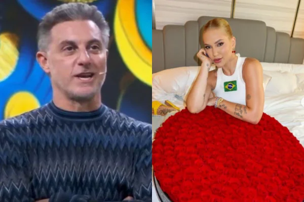 Luciano Huck alfineta e Virginia revela detalhe sobre buquê gigante