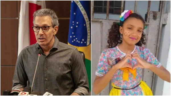 MG: governador Zema se pronuncia após morte de menina de 10 anos