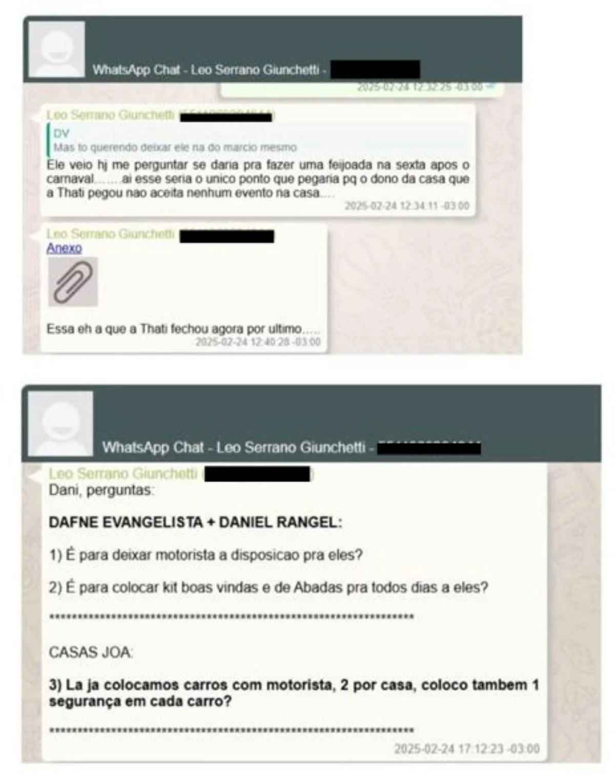 Vorcaro reservou mansão de R$ 250 milhões para ministro “KN” no Carnaval - imagem 17 Vorcaro reservou mansão de R$ 250 milhões para ministro “KN” no Carnaval - imagem 17