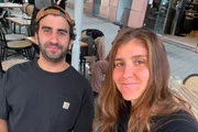 Eles estão em viagem pela Itália Eles estão em viagem pela Itália