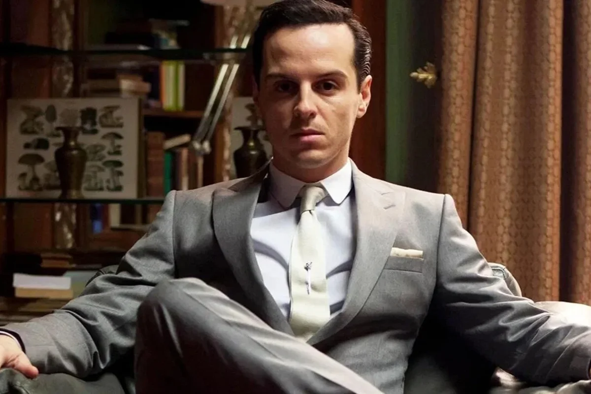 Andrew Scott interpretou Moriarty na série Sherlock Andrew Scott interpretou Moriarty na série Sherlock