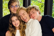 Angélica com os filhos Angélica com os filhos