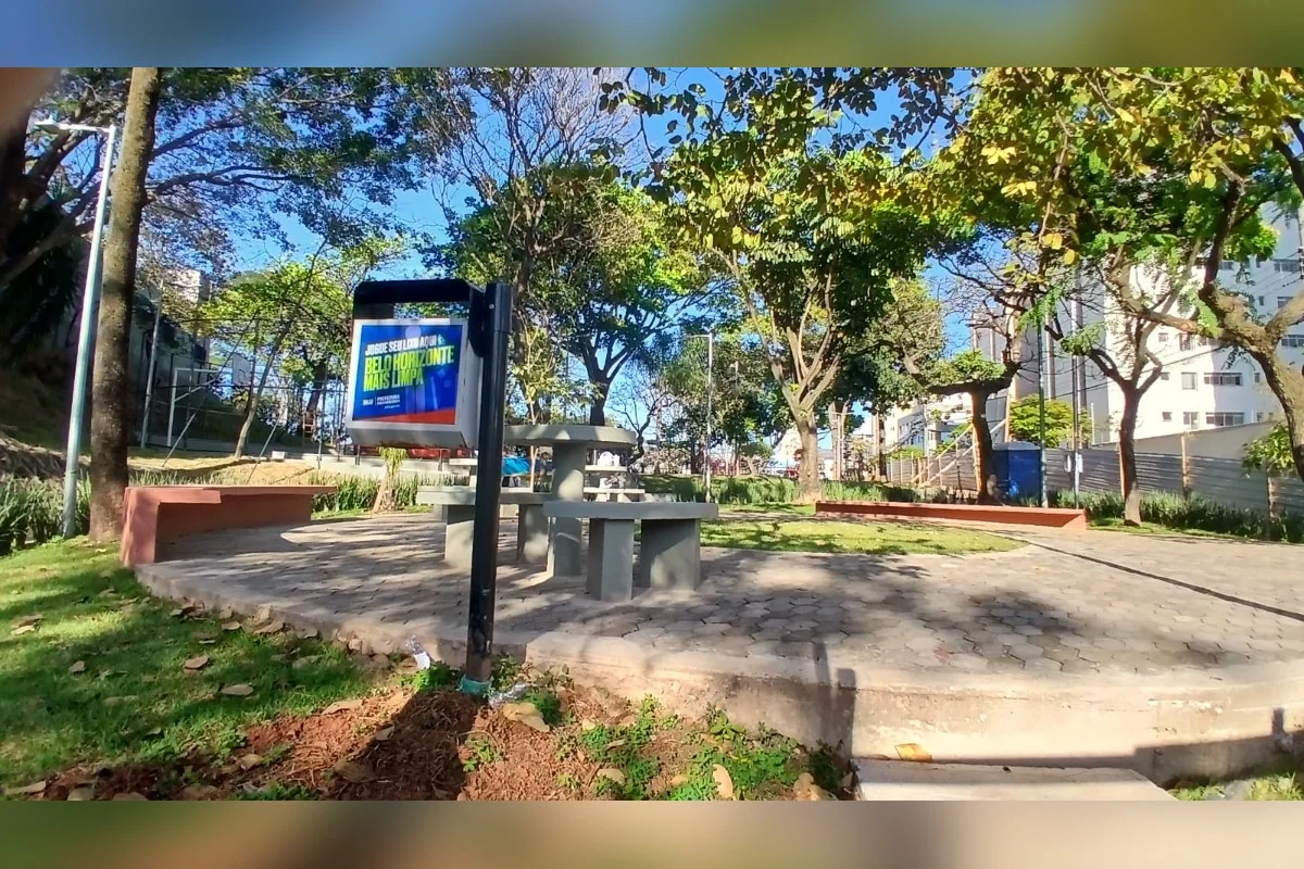Área da Praça Dom Bosco já reformada Área da Praça Dom Bosco já reformada
