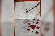 Gilberto e Daiane trocavam cartas antes das visitas Gilberto e Daiane trocavam cartas antes das visitas