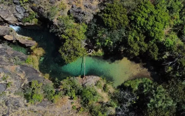 imagem colorida complexo aguas lindas e canjica chapadas dos veadeiros
