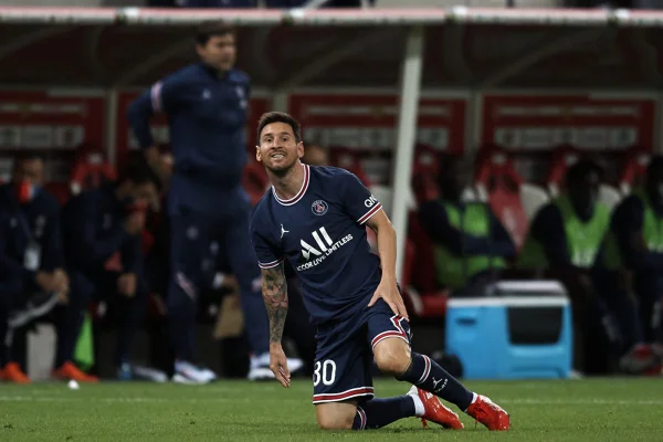 Messi em campo pelo PSG