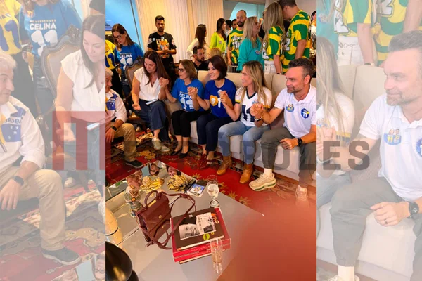 De mãos dadas com Michelle, Celina aguarda resultado do segundo turno 