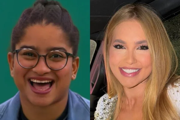 Montagem colorida de Milena, do BBB 26, e Virginia Fonseca - Metrópoles