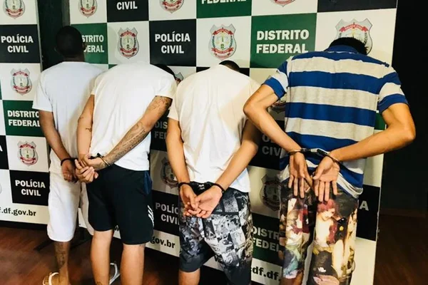 PCDF prende suspeitos de tentativa de explosão de caixa eletrônico