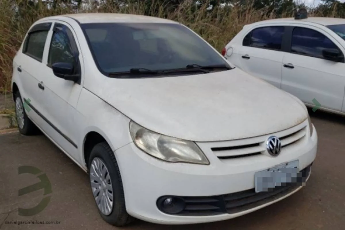 Item Lote 007: Volkswagen Gol 1.0 Branco, modelo/ano: 2009/2009. Lance mínimo (até o momento da publicação): R$ 10,2 mil Item Lote 007: Volkswagen Gol 1.0 Branco, modelo/ano: 2009/2009. Lance mínimo (até o momento da publicação): R$ 10,2 mil