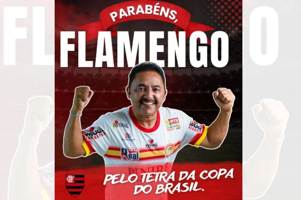 Página da Juazeirense parabeniza Flamengo e torcida ironiza presidente