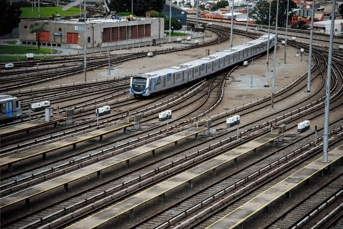 Pátio Itaquera do Metrô de São Paulo.
