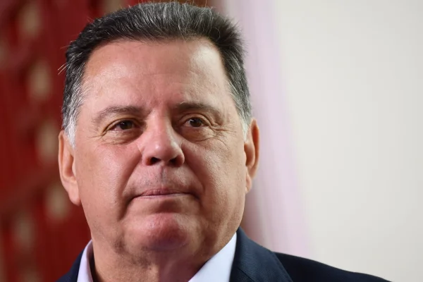 Ex-governador do GO, Marconi Perillo, é entrevistado no estúdio do portal Metrópoles