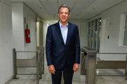 Fernando Haddad (PT) chega ao debate promovido pela TV Globo nesta terça-feira (29/9)