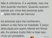 A fã que teve o celular derrubado por Mateus Solano detonou o ator A fã que teve o celular derrubado por Mateus Solano detonou o ator
