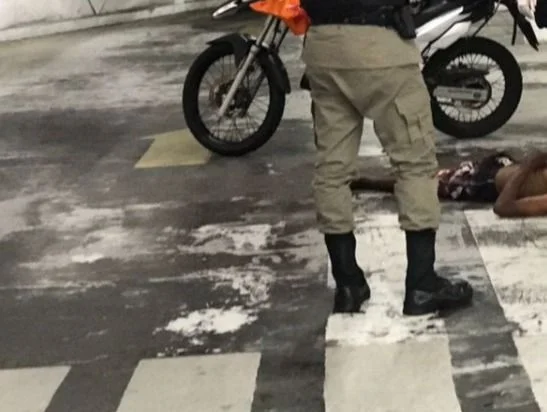 Morador de rua baleado