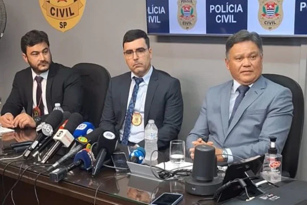 Integrantes da Polícia Civil concedem entrevista coletiva - Metrópoles