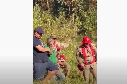 GO: bombeiros resgatam homem que teria sido deixado em mata por patrão