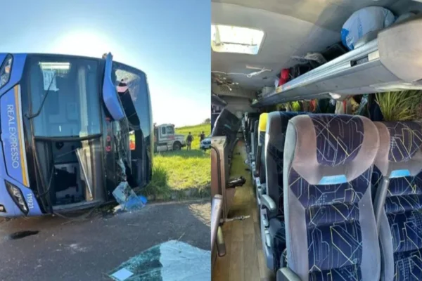 Imagem colorida, Ônibus capota no interior de MG e deixa 10 mortos; saiba detalhes - Metrópoles