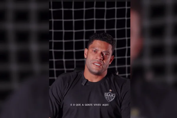 Hulk se despede do Atlético-MG nas redes sociais