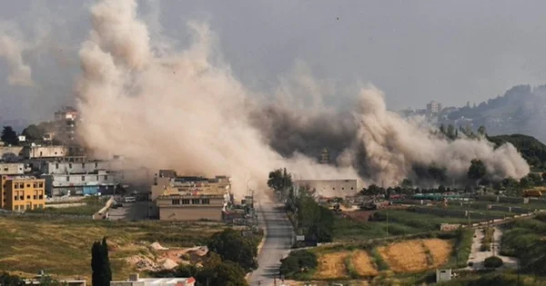 imagem colorida israel amplia ofensiva no sul do libano