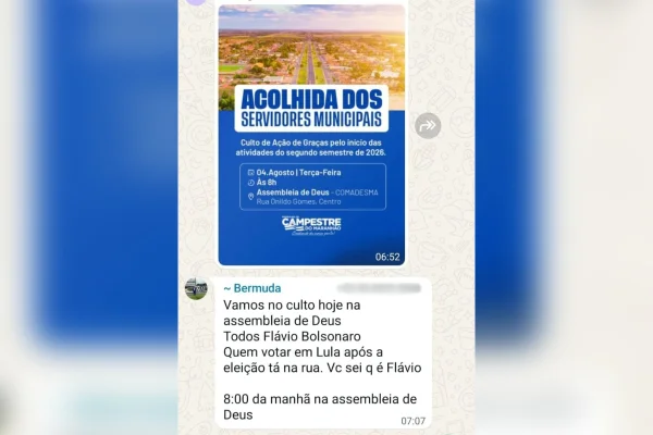 Prefeito ameaça demitir servidores que não votarem em Flávio Bolsonaro - destaque galeria Prefeito ameaça demitir servidores que não votarem em Flávio Bolsonaro - destaque galeria