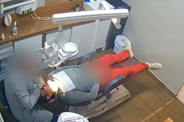 Vídeo: homem é preso ao se masturbar durante atendimento com dentista