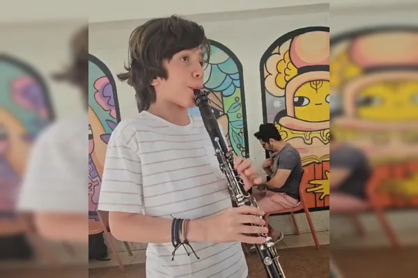 Pedro Rolando Spur, clarinetista mirim