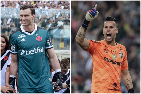 Vasco x Fluminense no DF terá duelo de gerações entre goleiros