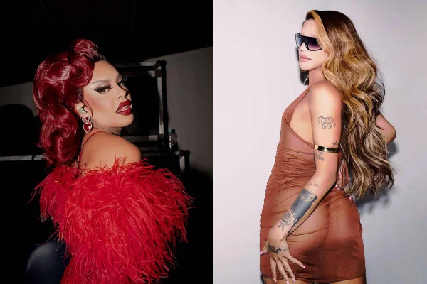 Montagem colorida de Gloria Groove e Pabllo Vittar - Metrópoles
