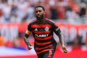 Gerson marcou para o Flamengo e diminuiu a vantagem no confronto Gerson marcou para o Flamengo e diminuiu a vantagem no confronto