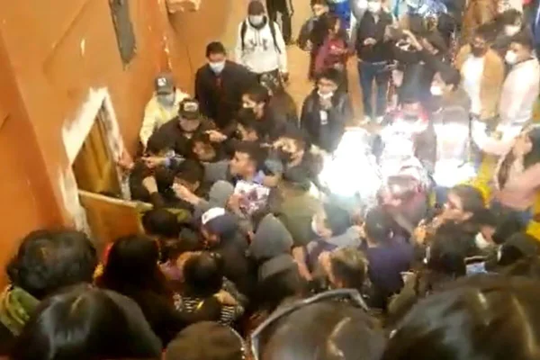 avalanche humana na bolivia