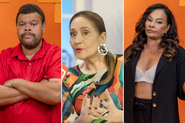 Babu Santana, Sonia Abrão e Solange Couto