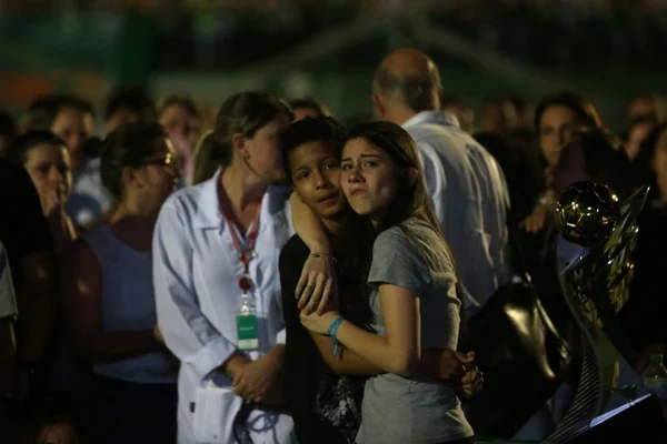 Chape montou hospital em Arena Condá para atender parentes de vítimas