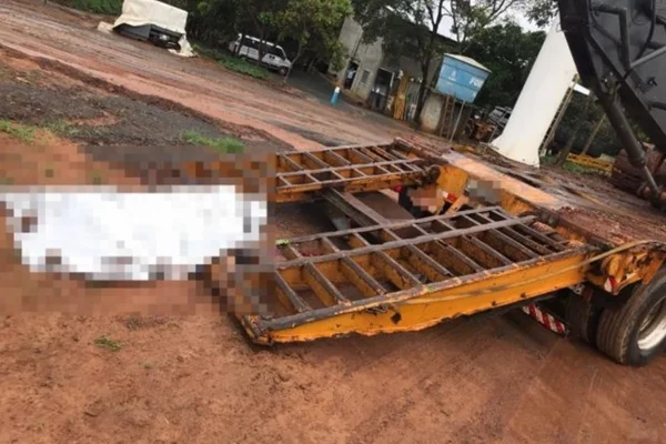 Caldas Novas: homem tem cabeça esmagada por rampa de caminhão