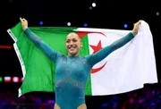 Kaylia Nemour levou o ouro na trave