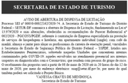 Abertura da Dispensa de Licitação para policiais penais