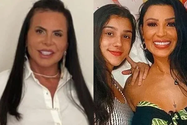 Montagem feita a partir de fotos de Gretchen, Bia Miranda e Jenny Miranda - Metrópoles