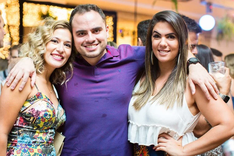 Diana Rodrigues, Paulo Tarso e Patricia Braga Diana Rodrigues, Paulo Tarso e Patricia Braga
