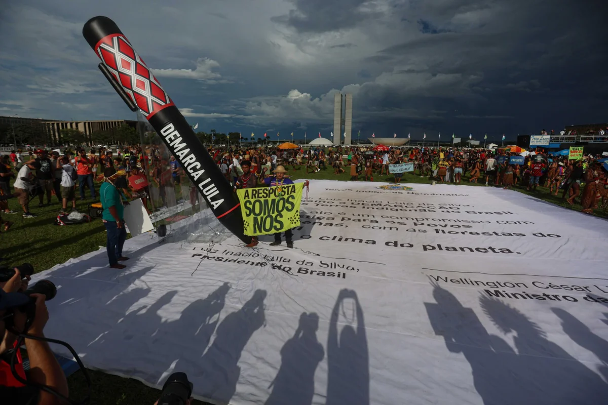 Lula registra menor média de terras indígenas demarcadas no 3º mandato - imagem 7 Lula registra menor média de terras indígenas demarcadas no 3º mandato - imagem 7