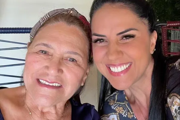 Foto colorida de Dona Helena e Graciele Lacerda - Metrópoles