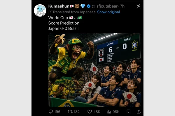 Redes sociais viram palco de xenofobia antes de Brasil x Japão na Copa - destaque galeria