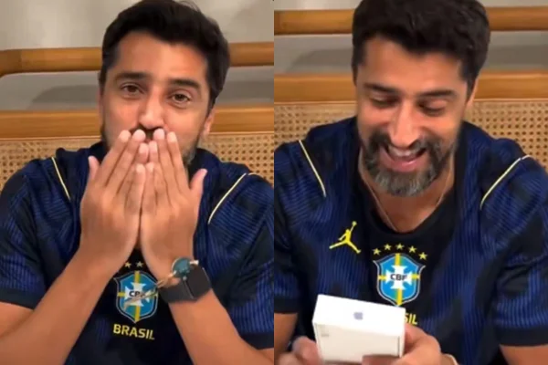 Alberto Cowboy ganha celular de R$ 8 mil com vaquinha de fãs do ex-BBB